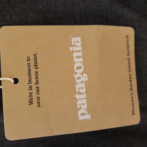 NWT XL Patagonia Garden Isle Jumpsuit Whole Weave Ink Black - Picture 6 of 14